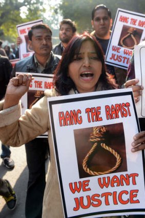 Protests ... people took the the streets to demand better security for women as a government panel reviewing India's sex crime laws proposed tougher jail terms but stopped short of calling for the death sentence.