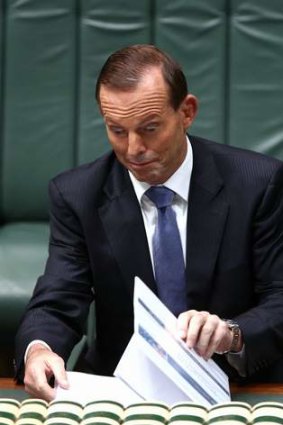"The stress that I want to keep on everything is we will keep our commitments." Prime Minister Tony Abbott.