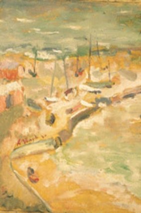 Arthur Boyd's painting of the beach in 1940.