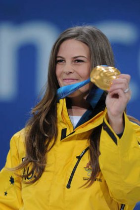 Australia's gold medalist Torah Bright.