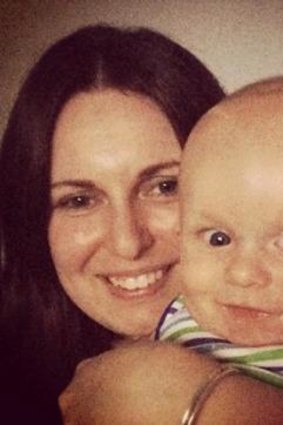 Bianka O'Brien and her son, Jude.