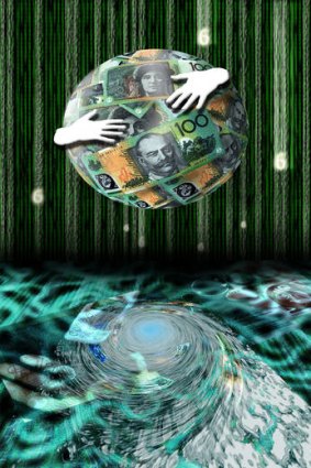 What goes around ... millions of dollars in unclaimed funds are swirling in the ether. Illustration: Peter Riches.