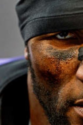 The real Ray Lewis of the Baltimore Ravens.