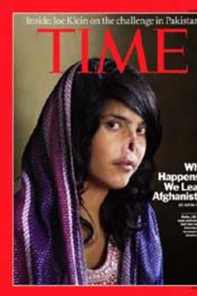 Aisha on the cover of Time.