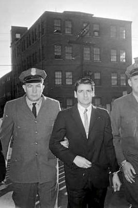Albert DeSalvo facing murder charges for the strangulation of 13 Boston women 1967.