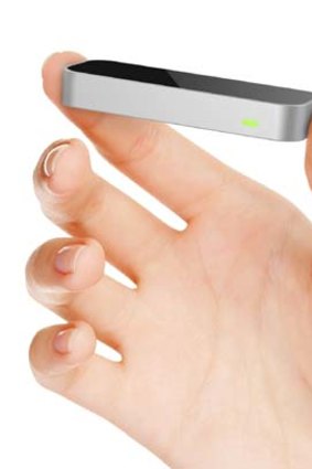 The Leap Motion controller.