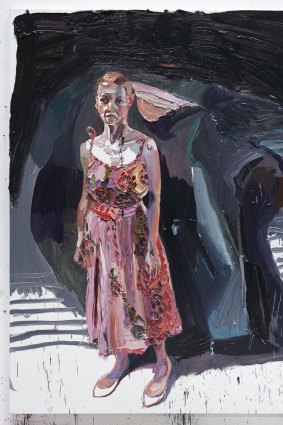 Ben Quilty, The Pink Dress, 2016, oil on linen, 265 x 202cm.
