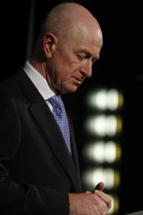 RBA governor Glenn Stevens won't be showing his hand on interest rates until Tuesday.