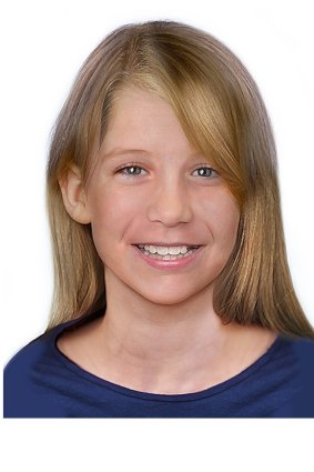 An aged-progressed image of Isabella Watter who, with twin sister, Bronte, went missing from Townsville in 2014. They would now be aged 10 and are believed to be with their mother.