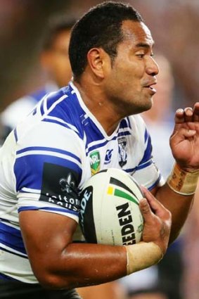 Lifeline: The Bulldogs' Tony Williams was overlooked for the Australian squad.