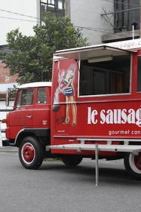 Aleko Talimanidis' Le Sausage food van.