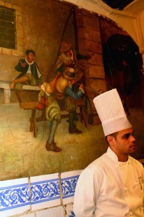 A chef at Restaurante Botin, Madrid.