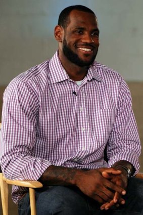 Turning his back on the Cavs ... LeBron James in 2010 announces during a live broadcast on ESPN that he will play for the Miami Heat.