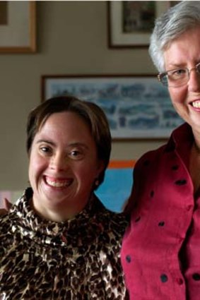 Load off: Evelyn Scott, with her daughter Kylie, 33, who has Down syndrome, says news of the levy is an enormous relief.