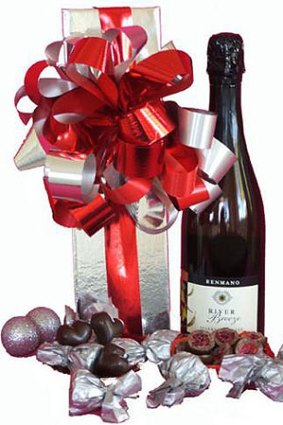 The "chocolate cork" hamper is one of the great gift ideas in our last-minute Valentine's Day gallery.