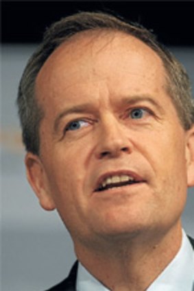 Contest: Bill Shorten and Anthony Albanese's clash is one of Right v Left factions.