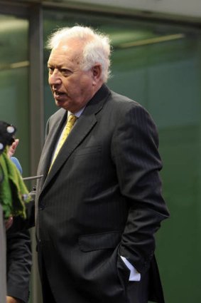 Spain's Minister of Foreign Affairs Jose Manuel Garcia Margallo