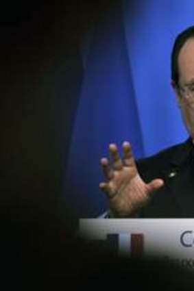 Camel crisis: French President Francois Hollande has another issue to deal with.