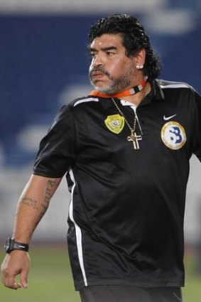 Diego Maradona's debts stem from alleged unpaid taxes during his name with Napoli.