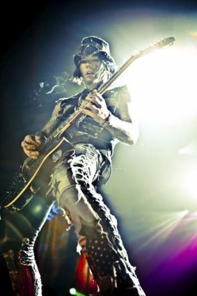 Coveted gig &#8230; guitarist DJ Ashba is a relative newcomer to the Guns N' Roses line-up.