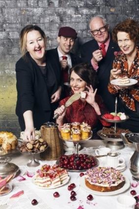 Wide-ranging tastes: (Left to right) Lisa Havilah, Simon Tedeschi, Emma Matthews, Leo Schofield and Liz Ann Macgregor. 