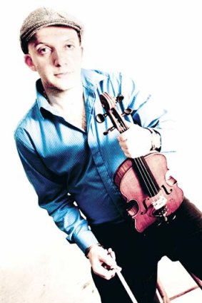 Jazz violinist David Weltlinger.