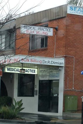 Poor work made public     ... Dr Dimian's  surgery  in Merrylands.