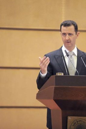 Bloodshed continues ... Syria's President Bashar al-Assad.