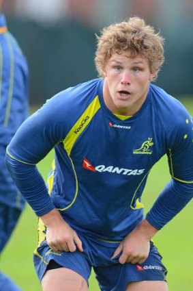 Michael Hooper ... won't have any problem firing up in front of his English relatives at Twickenham on Saturday.