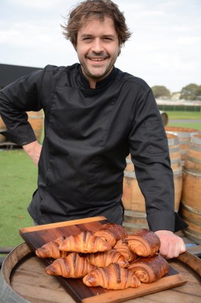 Gontran Cherrier has a year's supply of croissants up for grabs.