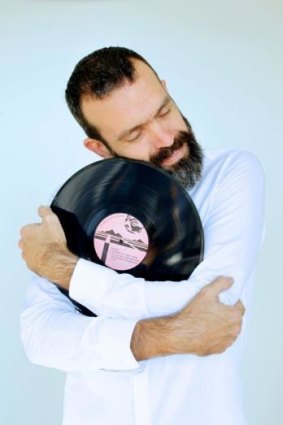 Freedom: DJ Johnny Seymour with his beloved vinyl. 