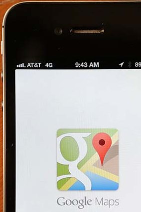 A maps app Google released in December has been the most downloaded program for the iPhone for much of the last month.