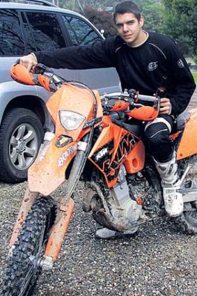 Scott Harris, the trailbike rider.