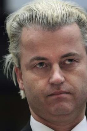 Dutch anti-immigration politician Geert Wilders.