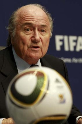 "For me it is not a surprise that two days to go there is still work somewhere": Sepp Blatter, FIFA president.