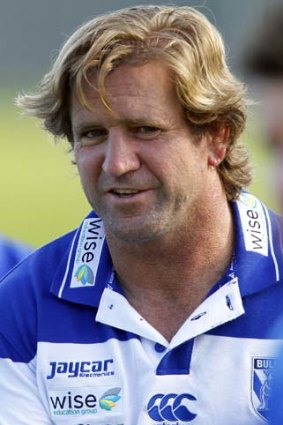 Fresh start ... Des Hasler will give the Dogs some bite.