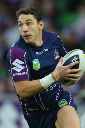 Storm fullback Billy Slater has some competition on his hands for the Maroons No. 1 jersey.