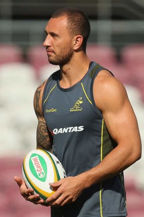 "All the boys are very excited about seeing how he goes at fullback": Quade Cooper on Wallabies teammate Israel Folau.