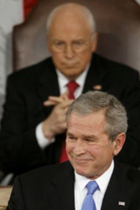 George Bush and Dick Cheney in 2008.