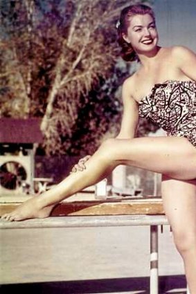 Bathing beauty: Actor and swimming champion Esther Williams in her heyday.