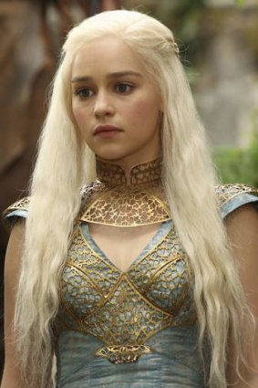 Emilia Clarke as Daenerys in <i>Game of Thrones</i>
