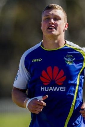 Jack of all trades: Wighton has been chosen in every back-line spot bar half-back in 45 NRL games.