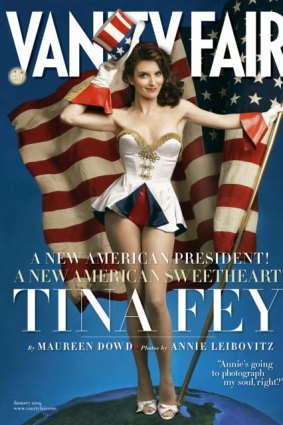 Fey on the cover of Vanity Fair's January 2009 issue.