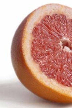 Ruby grapefruit ... It's fruit, but it may not be as healthy as many once presumed.