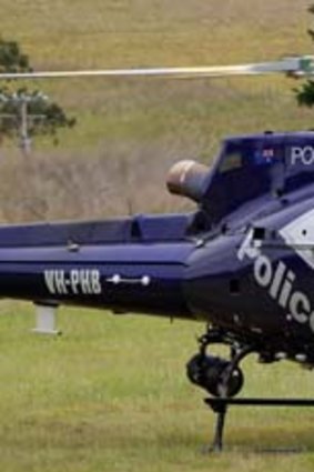 The Polair 3 helicopter.
