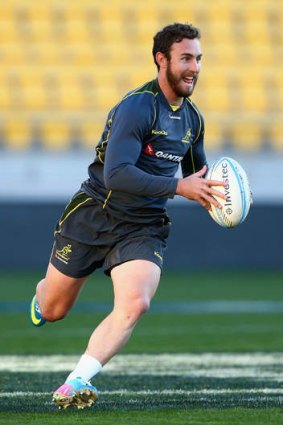Into the hot seat: Nic White will start at halfback when the Wallabies face Argentina on Saturday night.