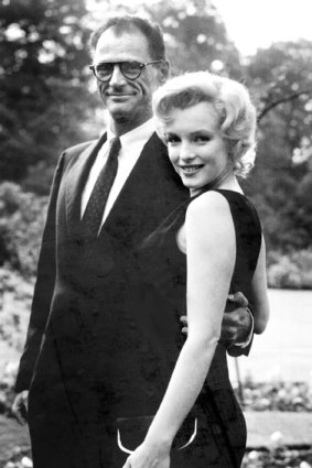 Brains before brawn ... Arthur Miller and Marilyn Monroe.