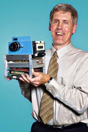 Steven Sasson, the Kodak employee who invented the digital camera in 1975.