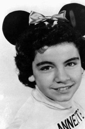 Annette Funicello as a Mouseketeer in 1955.