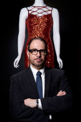 Nicholas Inglis, curator of the QPAC exhibition 'All Dressed Up.'